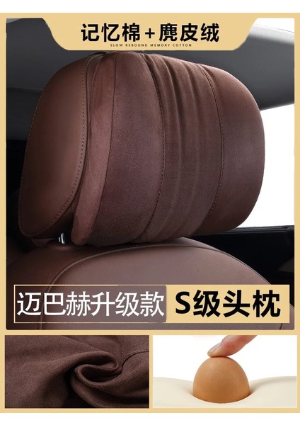 Siyah Stil Forbell Araba Kafalık Boyun Yastık Malzemeleri Yastık Bellek Pamuk Araba Seyahat Aksesuarları Iç Araba Yastık Kafalık Süet Kumaş (Yurt Dışından) modelleri