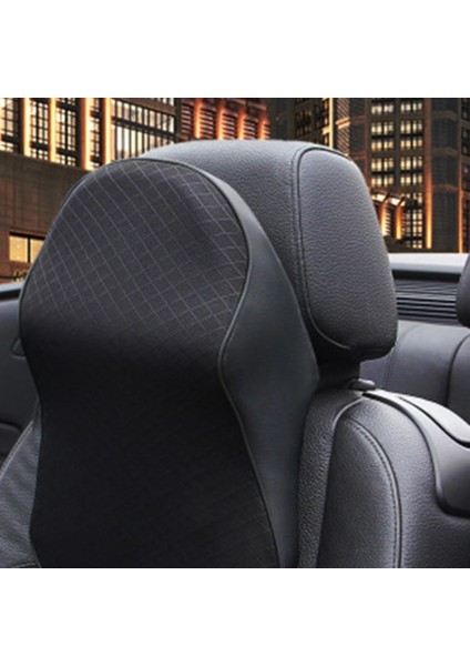 Siyah S Tarzı 3D Battaniyeler Araba Boyun Yastık Ayarlanabilir Kafalık Oto Kafalık Seyahat Yastık Boyun Desteği Tutucu Koltuk Araba Styling Kapakları (Yurt Dışından) indirimleri