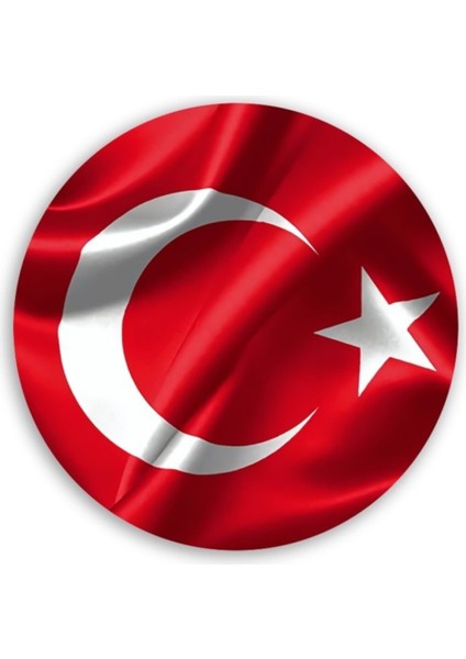 Bayrak Yuvarlak Cam Tablo
