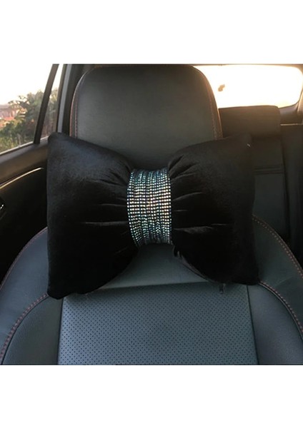 Renkli Bel Yastığı Modeli Bling Elmas Kristal Ilmek Araba Koltuğu Yastık Rhinestones Malzemeleri Oto Boyun Kafalık Desteği Kadınlar Için Araba Aksesuarları Iç (Yurt Dışından) modelleri