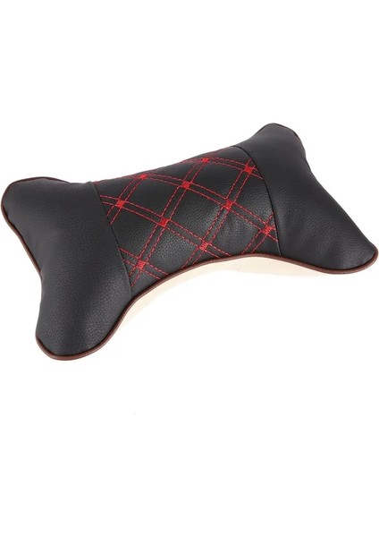 Kırmızı Siyah Stil Pu ve Kumaş Mükemmel Dayanıklılık Oto Güvenlik Araba Kafalık Breathe Koltuk Baş Boyun Desteği Yastığı Tüm Araçlar Için Evrensel Uyum (Yurt Dışından) fiyatları