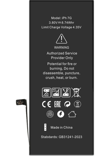 iPhone 7 Batarya Süper Batarya 2300 Mah