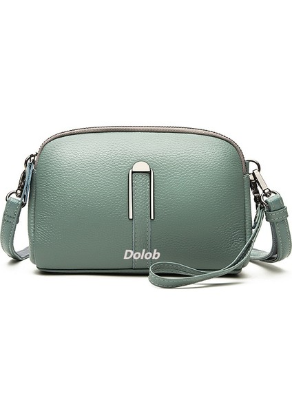 2024 Yeni Hakiki Deri Çanta Kadın Trendy Rahat Tek Omuz Crossbody Çanta Moda Basit Yumuşak Deri Inek Derisi Küçük Kare Çanta (Yurt Dışından)