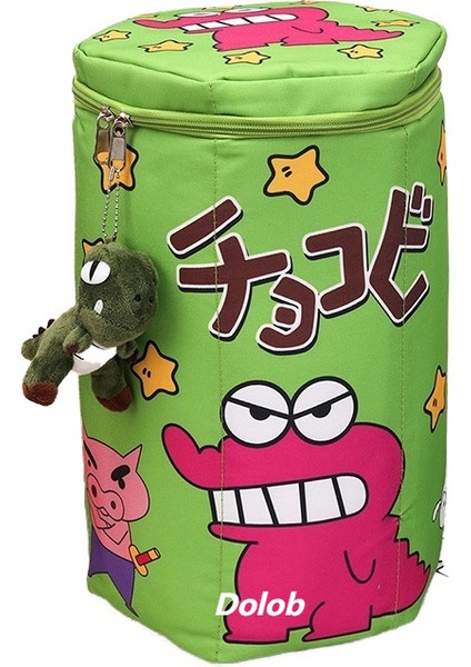 Her Şey Sevimli Olabilir, Küçük Okul Çantası, Crayon Shin-Chan, Küçük Timsah Kurabiye Kutusu, Büyük Kapasiteli Sırt Çantası, Fermuarlı Çanta, Okul Çantası, Modaya Uygun (Yurt Dışından)