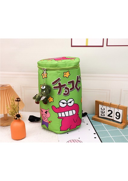 Her Şey Sevimli Olabilir, Küçük Okul Çantası, Crayon Shin-Chan, Küçük Timsah Kurabiye Kutusu, Büyük Kapasiteli Sırt Çantası, Fermuarlı Çanta, Okul Çantası, Modaya Uygun (Yurt Dışından)