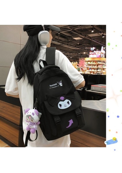 Orta Okul Okul Çantası 2024 Yeni Açık Eğlence Seyahat Sırt Çantası Kore Tarzı Kampüs Tarzı Basit Çift Sırt Çantası (Yurt Dışından) fiyatları