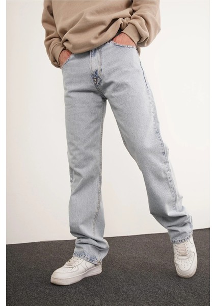 Buz Mavi Baggy Pantolon fırsatları