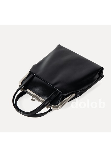 Çanta Kadın Crossbody Çanta 2023 Yeni Japon ve Kore Moda Basit Klipsli Çanta Niş Çok Yönlü Üst Düzey Doku Cep Telefonu Çantası (Yurt Dışından)