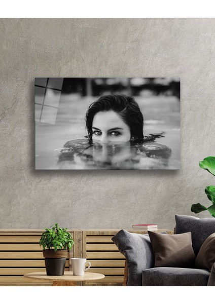 Siyah Beyaz Insan Fotoğrafları Cam Tablo fiyatları