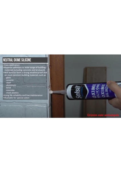 Dış Cephe Nötr Silikon Siyah 300 Ml. - 5 Adet