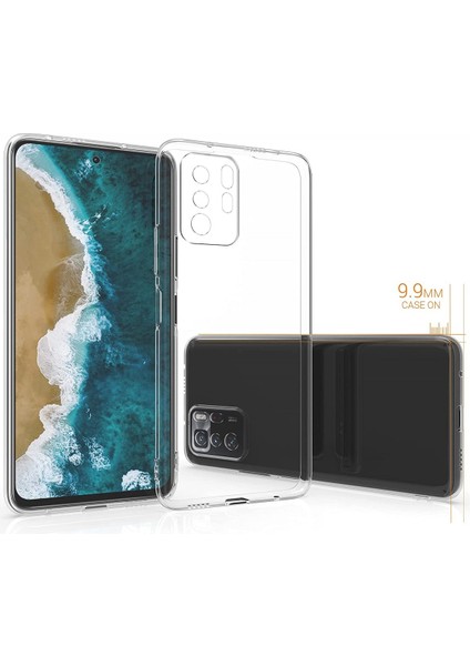Xiaomi Poco X3 Gt Kılıf Lüx Şeffaf Silikon 300099