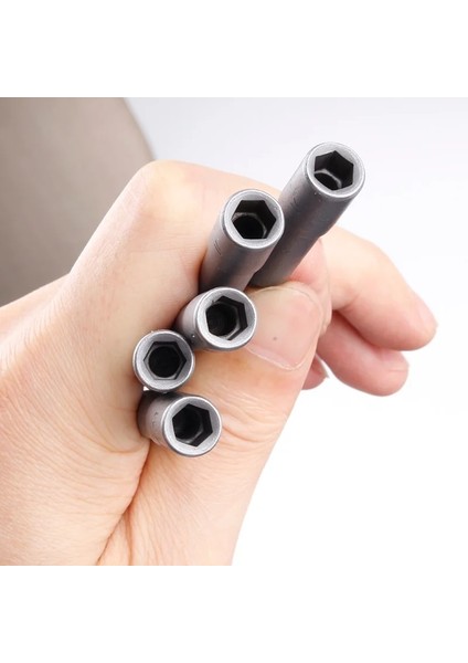 5MM-65MM-H14 1 Adet Stil Altıgen Soket Kol Nozulları Somun Sürücü Seti Tornavida Seti Uçları Araçları Elektrikli Tornavida Manyetik Bit (Yurt Dışından)