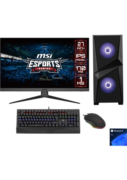 GG847DPS Intel Core I9 14900F 32GB 512GB SSD + 1tb HDD RTX4070 Super Windows 11 Pro 27" Masaüstü Bilgisayar