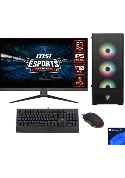 GG937DX Intel Core I9 14900KF 128GB Ram 1tb SSD RTX4070TI Super Windows 11 Pro 27" Masaüstü Bilgisayar
