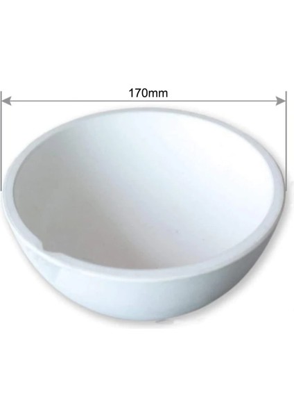 170MM 5000G Tarzı 100GG Yüksek Sıcaklık Kuvars Silika Eritme Pota Çanak Kase Pot Döküm Altın Gümüş Metal Takı Döküm Kabı (Yurt Dışından)