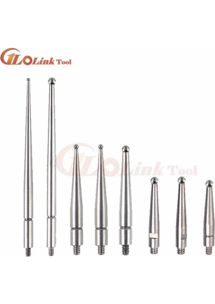 M1.8X20.9L 2.0 Beyaz Stil Kadran Test Göstergesi Için Temas Noktaları Yakut Uçları 2mm Bilya Çapı Uzunluk M2.0 Konu Ölçüm Analizi Enstrüman Ölçer (Yurt Dışından) fırsatları