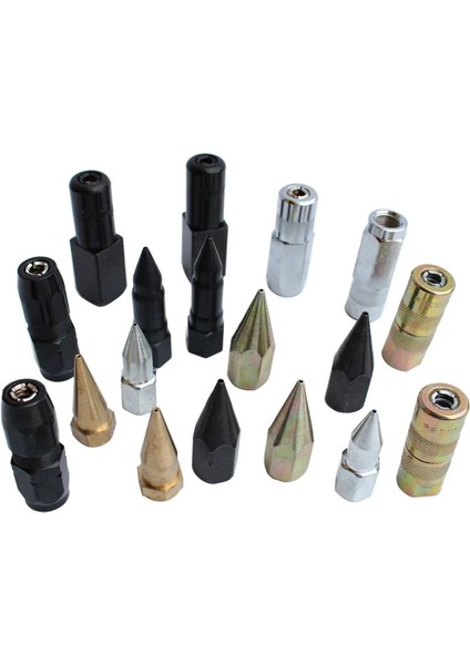 Renkli Ağız Stili Patlamaya Dayanıklı Gres Tabancası Düz Başlı Veya Sivri Ağızlı Gres Tabancası Aksesuarları Tereyağı Yağı Ağız Gres Nipeli Tereyağı Tabancası Bağlantı Parçaları (Yurt Dışından) fiyatları