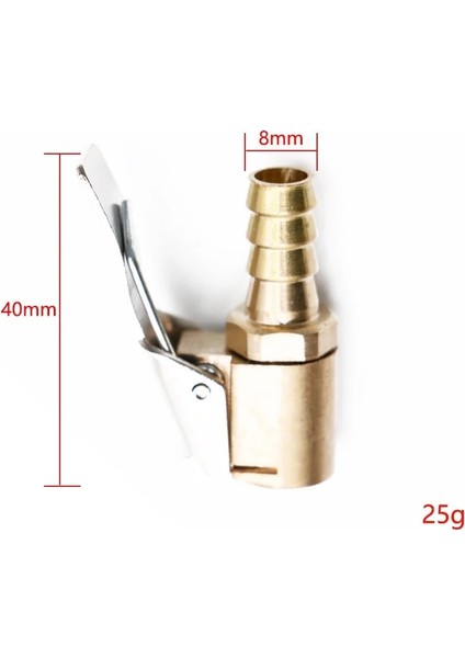 8mm Tarzı Araba Şişirme Pompası Chuck Şişme Adaptör Metal Amerikan Tarzı Dişli Dönüştürücü Hava Pompası Vana Kapakları Parçası Motosiklet (Yurt Dışından)