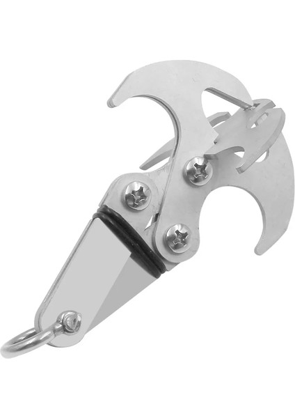 Küçük Stil Büyük Outdck Tırmanma Kanca Yerçekimi Kanca Paslanmaz Çelik Survival Katlanır Asılı Taktik Karabina Tuşları Için Kanca (Yurt Dışından) indirimleri