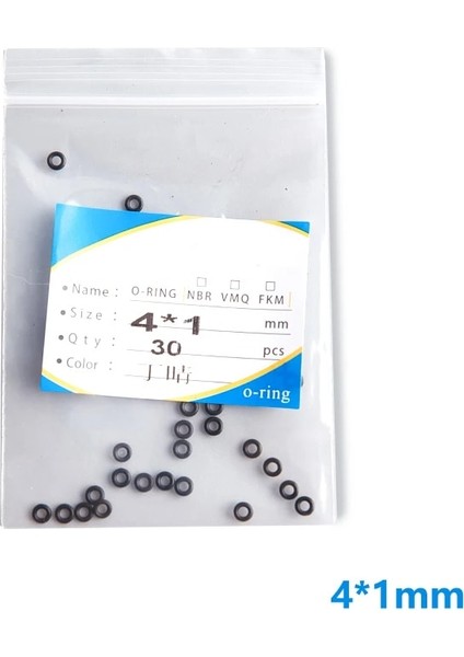 4 x 1mm 30 Adet Stil Adet Kauçuk Conta O-Ring Conta Conta Seti Dupont Çakmak Çakmak Gaz Yağı Dayanıklı Su Geçirmez Onarım Yükseltme Araçları (Yurt Dışından)