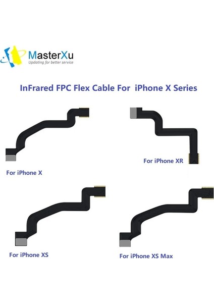 No.11 Tarzı 1 Paket Jcıd Jc Aixun Kızılötesi Fpc Flex Kablo iPhone x Xs Max Xr Ro Yardımcısı Yüz Kimliği Nokta Projektör Tamir Takas Bileşenleri (Yurt Dışından) modelleri