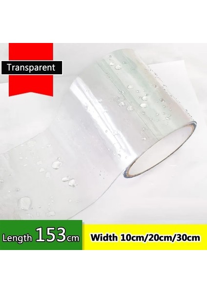 Şeffaf Stil Genişlik 30CM cm Süper Güçlü Kaçak Onarım Su Geçirmez Bant Bahçe Hortumu Su Borusu Bağlama Hızlı Kurtarma Hızlı Durdurma Aracı Sihirli Tutkal (Yurt Dışından)