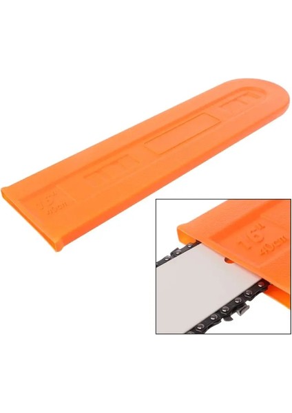 R 16 Inç Tarzı Tarım Malzemeleri Için Inç Turuncu Testere Çubuğu Kapağı Kılavuz Plaka Koruyucu Zincir Koruma Kılıfı (Yurt Dışından) modelleri