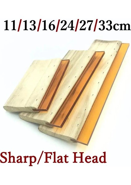 Düz Kafa Stili 16CM Çok Boyutlu Flatsharp Kafa Aşınmaya Dayanıklı Serigrafi Baskı Silecekleri Bıçak Mürekkep Scaper Kazıma Tahtası Araçları cm (Yurt Dışından)