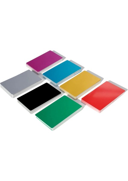Açık Altın Tarzı 86X54X0,2 mm Boş Metal Kartvizit Kalınlığı Alüminyum Alaşımlı Boşluklar Kart Dıy Lazer Baskı (Yurt Dışından)
