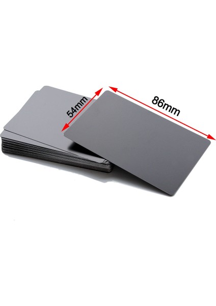 Açık Altın Tarzı 86X54X0,2 mm Boş Metal Kartvizit Kalınlığı Alüminyum Alaşımlı Boşluklar Kart Dıy Lazer Baskı (Yurt Dışından)