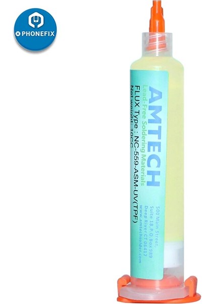 Şırınga Itme Stili Yok Amtech Ncasm Lehim Akısı Bga Pistonlu ve Uçlu Kaynak Yağı Akısı Kurşunsuz Lehim Dağıtım Kiti ile Temizlenmeyen Lehim Pastası (Yurt Dışından)