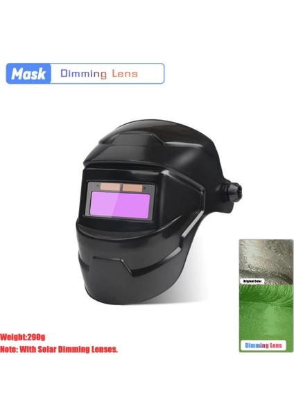 Karartma Lens Stili Değişken Işık Kaynak Kaskı Güneş Otomatik Karartma Ayarı Kaynak Maskesi Ark Kaynak Taşlama Kesim Göz Koruma Kapağı Karartma Gözlük (Yurt Dışından)