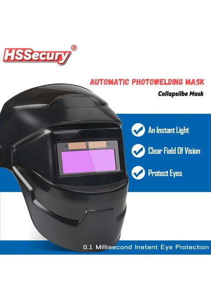 Karartma Lens Stili Değişken Işık Kaynak Kaskı Güneş Otomatik Karartma Ayarı Kaynak Maskesi Ark Kaynak Taşlama Kesim Göz Koruma Kapağı Karartma Gözlük (Yurt Dışından) modelleri