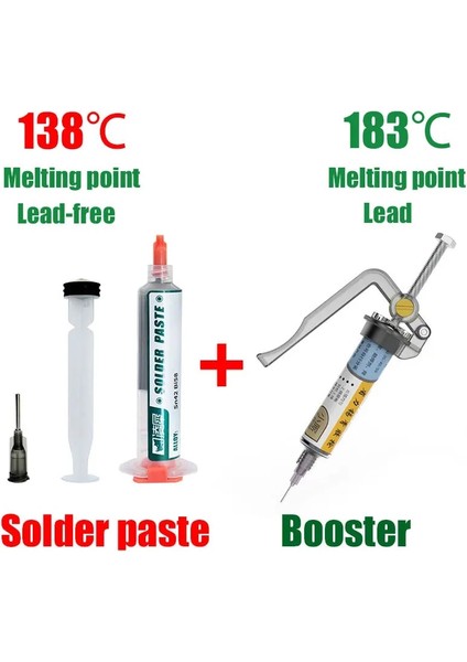 4258 35G 2pcs Tarzı Düşük Sıcaklık Kurşunsuz SN42BB37 Smd Ic Pcb Şırınga Lehim Pastası Akı Lehimleme LED Kaynak Macunu Telefon Tamir (Yurt Dışından) fiyatları