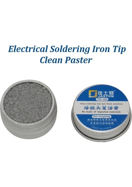 Siyah Stil Elektrikli Havya Ucu Siyah Oksidasyon Temiz Paster Diriliş Alçı Tazeleme Lehim Kremi Yapışmaz Teneke (Yurt Dışından) fiyatları