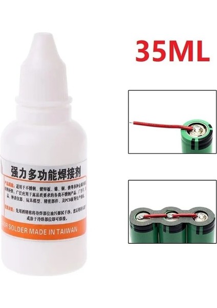 1 Adet 50ML Tarzı ml Paslanmaz Çelik Sıvı Akı Kaynak Lehimi HWY-800 Macun Akısı Sıvı Lehimleme Suyu Dayanıklı Sıvı Lehimler (Yurt Dışından)
