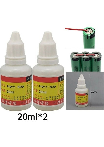 1 Adet 50ML Tarzı ml Paslanmaz Çelik Sıvı Akı Kaynak Lehimi HWY-800 Macun Akısı Sıvı Lehimleme Suyu Dayanıklı Sıvı Lehimler (Yurt Dışından)