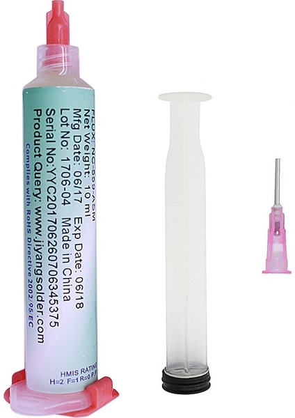 Amtech 559 1 Adet Stil 10CC Ncas Lehim Pastası Kaynak Yağı Akı Reballing Onarım Lehimleme Kaynak Pastası Şırınga Piston Nozulları ile (Yurt Dışından)