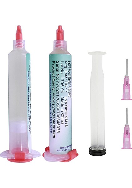 Amtech 559 1 Adet Stil 10CC Ncas Lehim Pastası Kaynak Yağı Akı Reballing Onarım Lehimleme Kaynak Pastası Şırınga Piston Nozulları ile (Yurt Dışından) modelleri