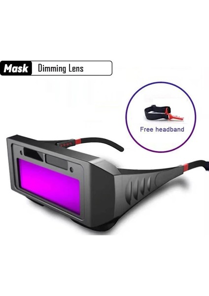 Mingjin Shop 1 Karartma Lens Stili Otomatik Karartma Kaynak Gözlükleri Argon Ark Kaynağı Güneş Gözlükleri Kaynakçılar Için Özel Parlama Önleyici Gözlük Araçları Otomatik Karartma (Yurt Dışından)