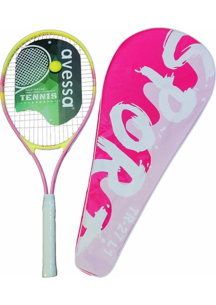 TR-27P Tenis Raket Set Pembe L1