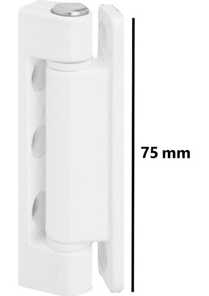 Pvc Pimapen Pencere Menteşesi Metal 75 mm Beyaz