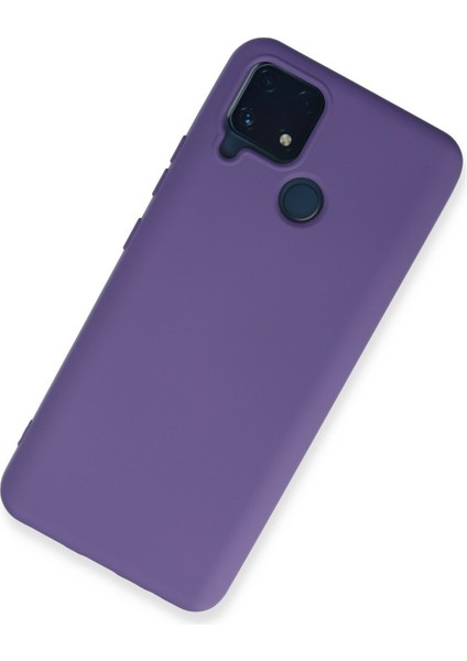 Realme C25S Kılıf Nano Içi Kadife Silikon - Mor 300099 fiyatları
