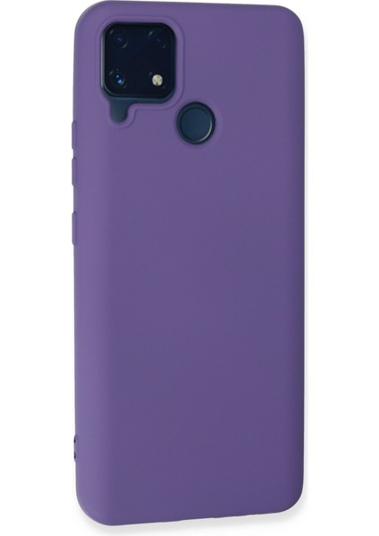 Realme C25S Kılıf Nano Içi Kadife Silikon - Mor 300099 modelleri