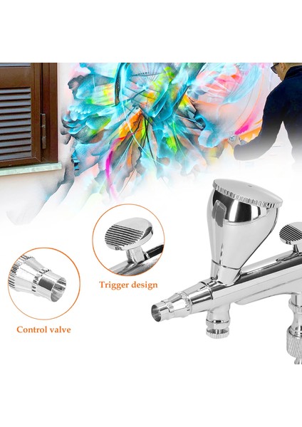 T218 Tarzı C Model Yapımı Için Çok Amaçlı Profesyonel Airbrush Dıy Sanat Boyama Airbrush Seti (Yurt Dışından)