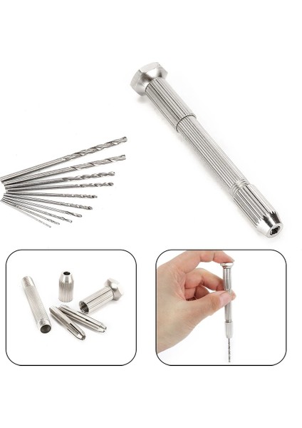 1 Stil Belirle Mini El Matkabı Anahtarsız Mandren + Hss Matkap Uçları Epoksi Reçine Takı Yapımı Dıy Ahşap El Sanatları El Yapımı Araçları (Yurt Dışından)
