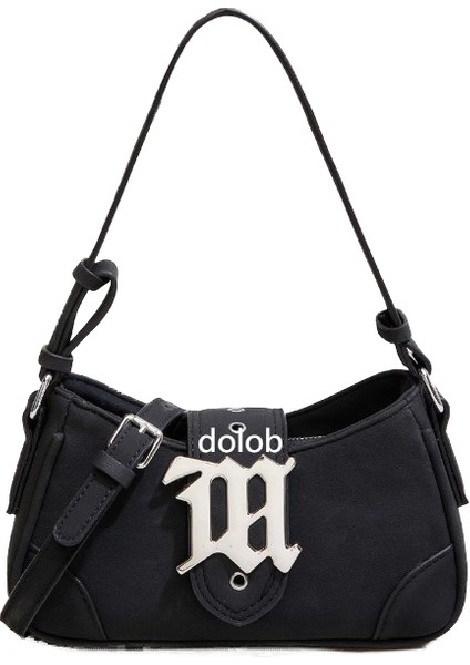 Retro Buzlu Süet Çanta 2024 Yeni Millennium Sıcak Kız Koltukaltı Çanta Kadın El Crossbody Çanta (Yurt Dışından)
