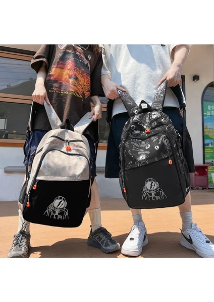 Yeni Astronot Sırt Çantası Erkek Orta ve Lise Öğrencisi Okul Çantası Büyük Kapasiteli Aşınmaya Dayanıklı Bilgisayar Çantası (Yurt Dışından) fırsatları