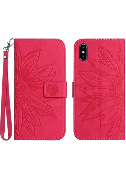 Iphone X/xs Kısa Kayış Kart Yuvaları Tutucu Flip Cüzdan Telefon (Yurt Dışından)