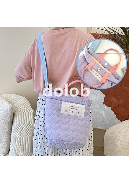 Aynı Stil Çanta 2023 Yeni Büyük Kapasiteli Mor Çanta Crossbody Çanta Anne Çantası (Yurt Dışından) fırsatları
